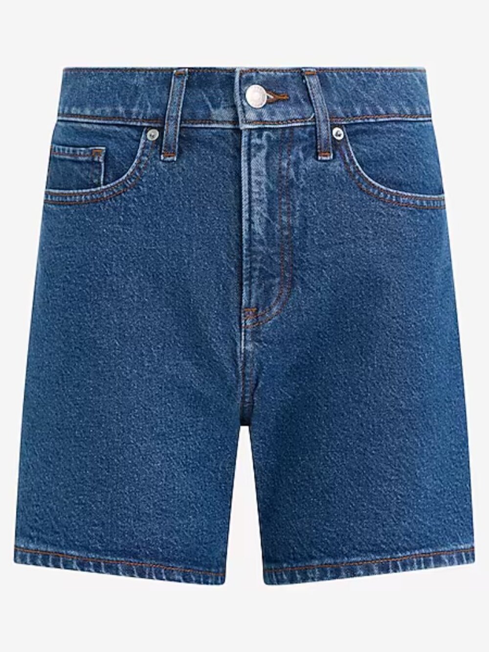 Express High Waisted Medium Wash Dad Jean Shorts -- Size 14